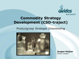 Productgroep strategie (CSD-traject) - NEVI