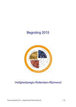 37774 begroting 2015 VRR