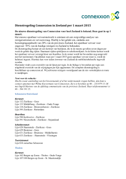 persbericht Connexxion