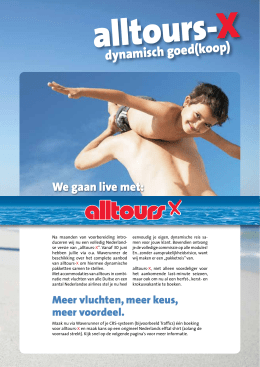 Alltours-X in Nederland