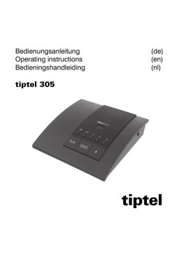 Tiptel 305 handleiding
