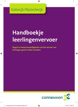 Handboekje LLV 2014_Katwijk-Noordwijk.indd