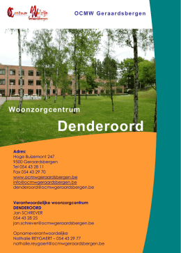 Folder Denderoord 2014