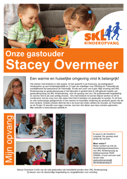 Stacey Overmeer.cdr - Stichting Kindercentra Lelystad