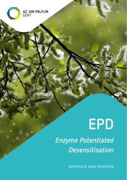 PD (Enzyme Potentiated Desensitisation)