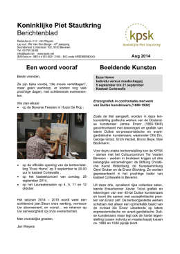 Berichtenblad KPSK