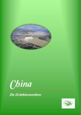 De Drieklovendam - China in de les