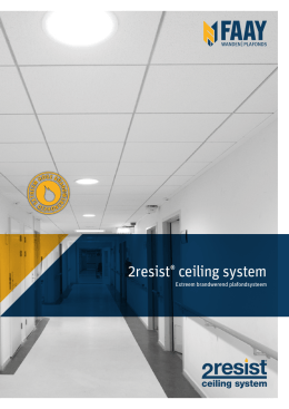 2resist® ceiling system - Aannemersbedrijf Rasenberg Terheijden