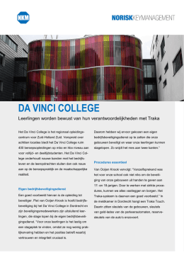 Case Sleutelbeheer Da Vinci College
