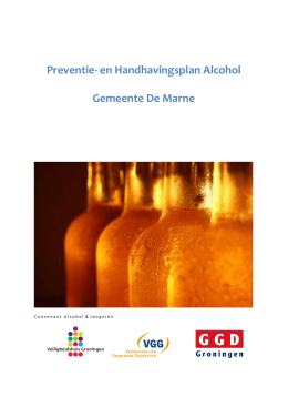 09.3 Preventie- en Handhavingsplan Alcohol De Marne