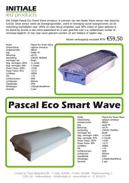 Pascal Eco Smart Wave - Initiale Led Products