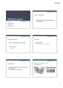 Wiebeltenen - Nederlandse Vereniging voor Parasitologie
