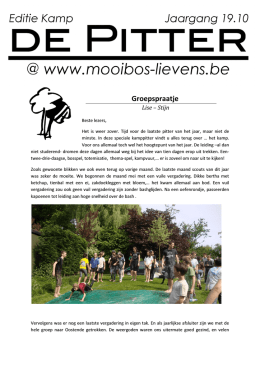 Pitter Kamp 2014 - Mooibos