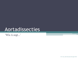 Aortadissecties