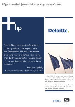 HP case Deloitte