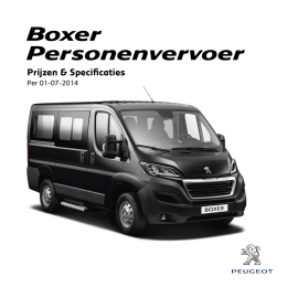 Boxer Personenvervoer - Peugeot Professional