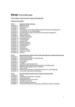 Legesverordening - Gemeente Veenendaal