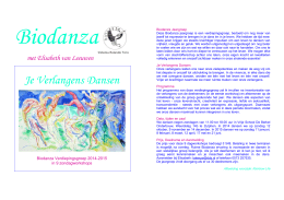 download de flyer - Biodanza met Elisabeth