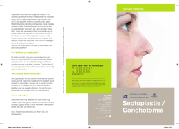 Septoplastie / Conchotomie