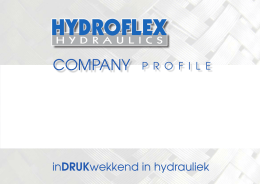 Bedrijfs brochure - Hydroflex Hydraulics BV