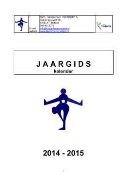J A A R G I D S 2014 - 2015