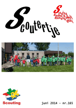 juni 2014 - nr.165 - Scouting Baden
