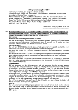 001 Keuze gunningswijze en vaststelling