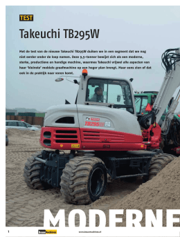 Takeuchi TB295W - BouwMachines.nl