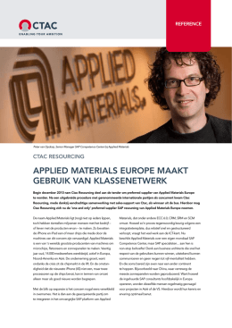 Referentie Applied Materials 2014