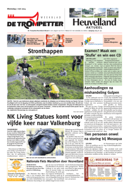 NK Living Statues komt voor vijfde keer naar Valkenburg