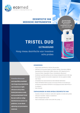 Tristel Duo Ultrasound - Brochure