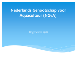 Nederlands Genootschap voor Aquacultuur (NGvA)