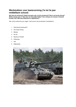 "Landmacht werkstukken voor basisvorming" PDF document