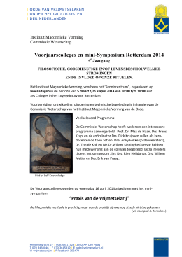 Praxis van de Vrijmetselarij