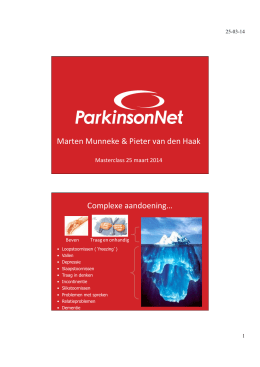 ParkinsonNet en ParkinsonNeXt