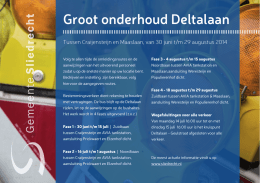Afsluiting Deltalaan (pdf) - Wijkplatform Sliedrecht-West