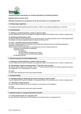 08.3 Beknopt verslag rvb 16 september 2014