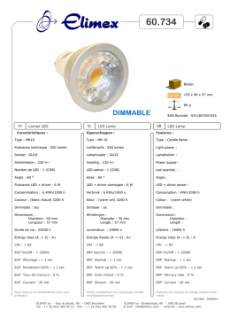 DIMMABLE - Elimex
