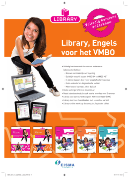 Library, Engels voor het VMBO