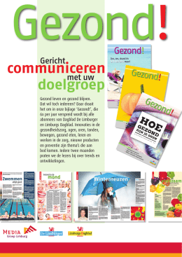 Leaflet Gezond! 2014.indd