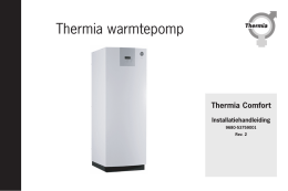Thermia Comfort – Installatiehandleiding NL