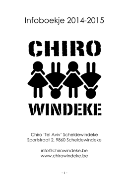 download hier - Chiro Windeke