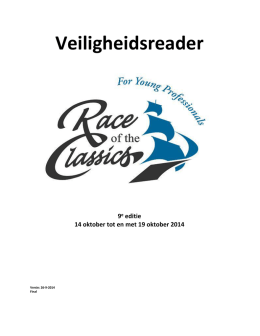 Safety reader – NL - Race of the Classics for Young Professionals