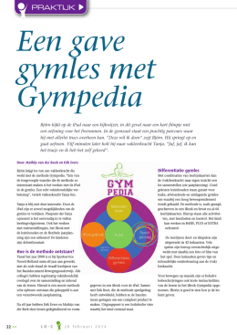 Een gave gymles met Gympedia