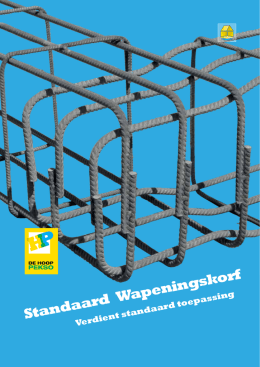 Brochure Standaard Wapeningskorf