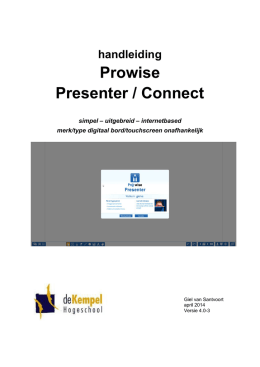 Prowise Presenter / Connect