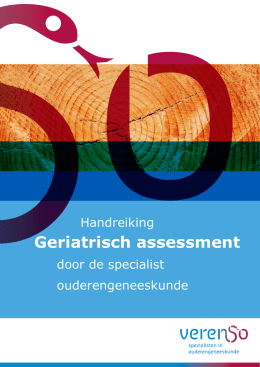 Handreiking geriatrisch assessment