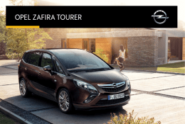 Opel Zafira Tourer Brochure