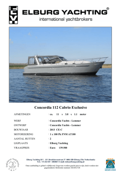 Concordia 112 Cabrio Exclusive
