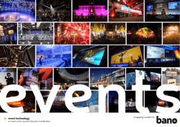 event technology - bano engaging audiences | av rental | events